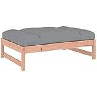 udendørs fodskammel 120x80 cm massivt douglasgran