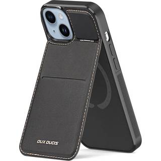 iPhone 15 - DUX DUCIS Rafi RFID Magsafe cover med kortholder - Sort