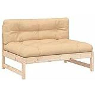 midtermodul til sofa 120x80 cm massivt fyrretræ