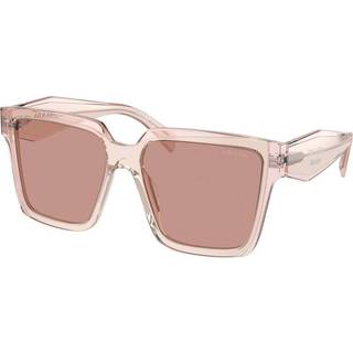 Prada Kvinde PR 24ZS 13I08M Solbriller Acetat Rosa Violet Firkantet Normal