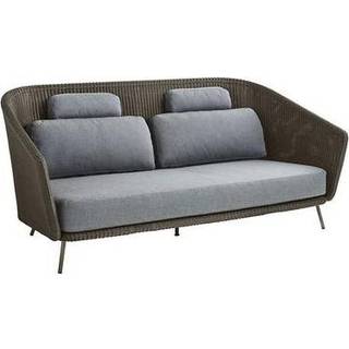 Cane-line, Mega Sofa grå inkl. Airtouch pudesæt