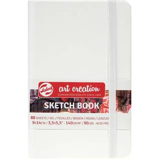 Hardcover Sketchbook - Hvid 9 x 14 cm