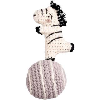 Sebra crochet rattle - Zebra