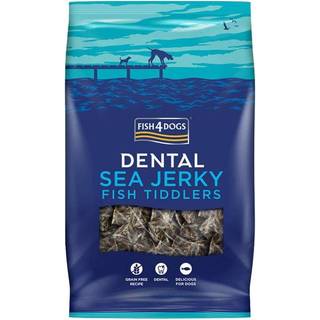 Fish4Dogs - Dental Sea Jerky - Hvidfiske skind firkanter - 115g