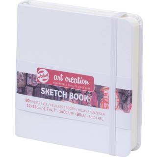 Hardcover Sketchbook - Hvid 12 x 12 cm