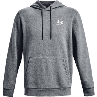Under Armour Icon Fleece Men's Hoodie Pitch Gray Medium Heather / White M