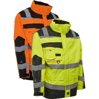 Hi-vis arbejdsjakke 086004R gul/sort Str. XL
