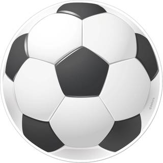 Fodbold, Kage Print Ø20cm - Dekora