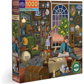 eeBoo Puzzle 1000 pcs - Alchemist's Library