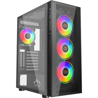 DUTZO C631 TG ARGB - Kabinet - Miditower - Sort