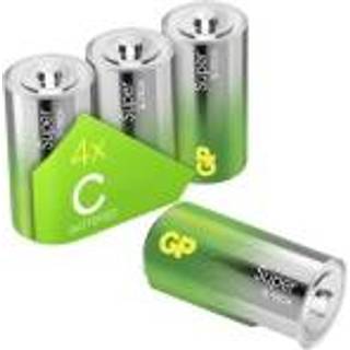 GP Super Alkaline C batteri, 14A/LR14, 4-pak