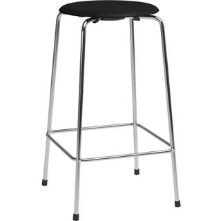 Fritz Hansen High Dot Barstol H65 4-legs Krom/Asketræ