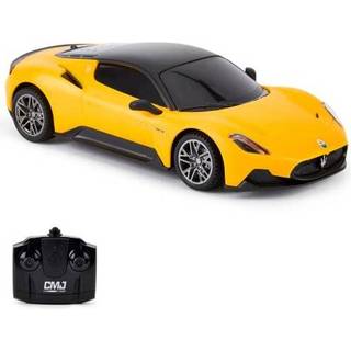1:24 Skala officielt licenseret RC Maserati MC20 Yellow Sport Racing Hobby Toy Car Model Vehicle til drenge piger og voksne gave