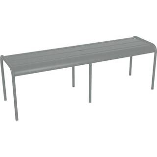 Fermob - Luxembourg 3/4 Seater Bench - Lapilli Grey - Havebænke - Frédéric Sofia