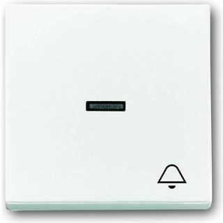 ABB Tangent m/klokke og lins hvid