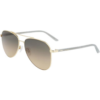 Calvin Klein Unisex CK21306S 717 Solbriller Metal Guld Multifarvet Pilot Skygge