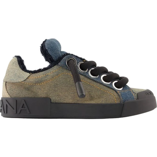 Dolce&Gabbana Portofino denim sneakers - blue - EU 43