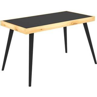 Trendy skrivebord med sort bordplade 120x65x72 cm