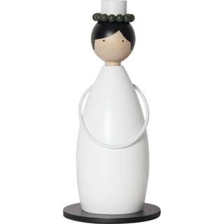 Star Trading - Advent Candlestick Lucia Classic - White - 26 cm