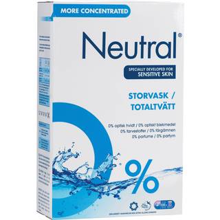 Neutral Storvask, vaskepulver 1,275 kg