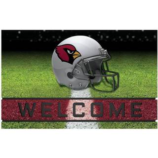 Fanmats 19933 Arizona Cardinals Crumb Rubber Outdoor Door Mat - 18in. x 30in.