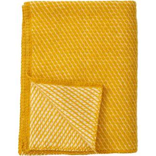Klippan Yllefabrik Velvet Plaid Midi 90x130 Cm Saffron - Plaider & Tæpper Økologisk Lammeuld Safran - 230704