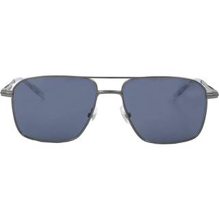 Montblanc MB0278S Asian Fit 003 56 Solbriller Mænd Grå - Ruthenium Grey - 56mm