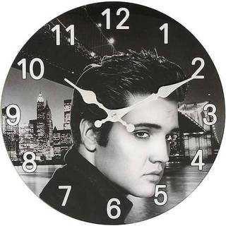 Glass Elvis Wall Clock - C5707