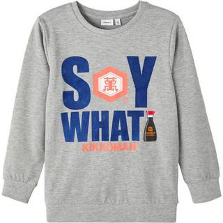 Name It Grey Melange Sweatshirt Kikkoman