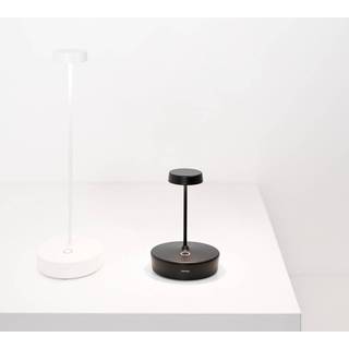 Zafferano LED-bordlampe Swap mini, sort, 15 cm IP65