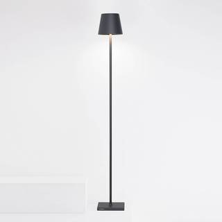 Zafferano Poldina L gulvlampe med batteri IP54 grå