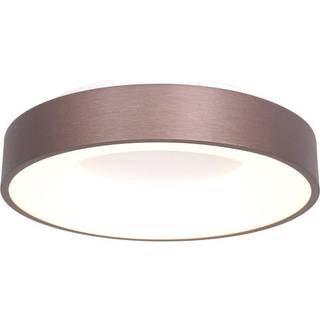 LED-loftslampe Ringlede, 2.700 K Ø 48 cm bronze
