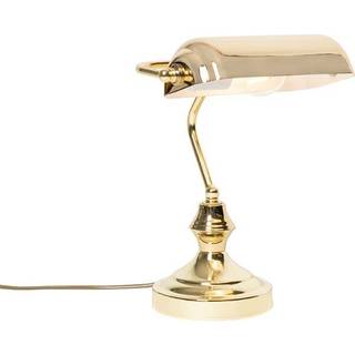 Klassisk bordlampe/notarlampe messing - Banker