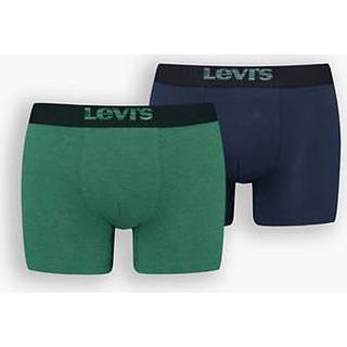 Levis 2-pak Men Optical Illussion Boxer Brief - Green Pattern - X-Large