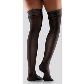 Mabs Nylon Stay Up Black - Flere størrelser