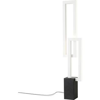 Mural LED-bordlampe kantet, hvid