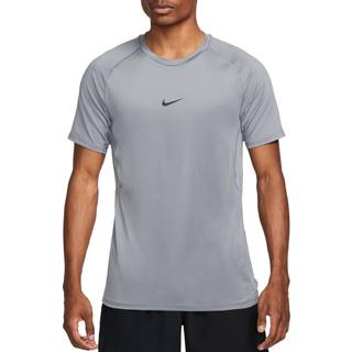 Kortærmet, tætsiddende Nike Pro Dri-FIT-trøje til mænd - grå - XL