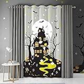 Bedlam Haunted House glow Eyelet Enkeltpanel Gardiner168 x 213cm