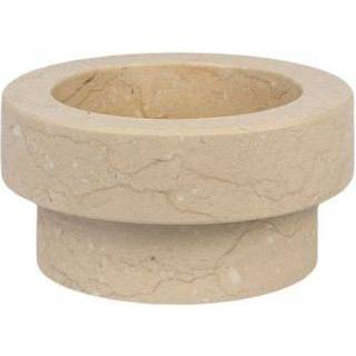 Mette Ditmer Marble lysestage til bloklys 5 cm Sand