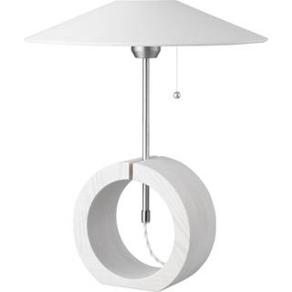 Ateljé Lyktan Bombus M Bordlampe Hvidtlaseret Asketræ - Bordlamper Hør Ash - 250849