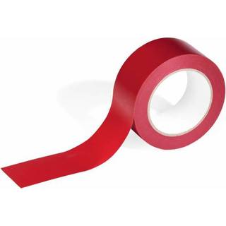 Durable Duraline basic markeringstape 50mm 33meter rød