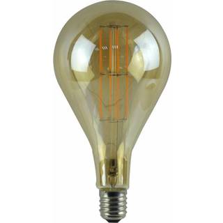 LED decopære, 3W, røgfarvet glas