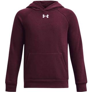 Sweatshirt med hætte Under Armour UA Rival Fleece Hoodie 1379792-601 Størrelse YLG