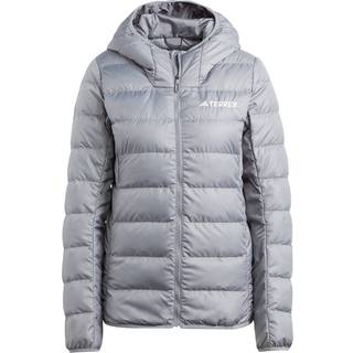 Adidas Women's Terrex Multi Light Down Hooded Jacket Grey, S