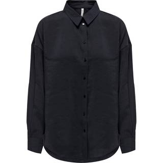 Iris Langærmet Skjorte, Sort, XS