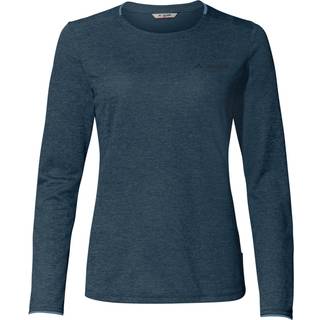 Vaude Women's Essential L/S T-Shirt Funktionsshirt Damer størrelse 48 farve blå