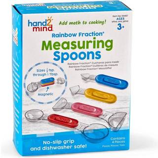 Hands-on brøker - Måleskeer, 4 dele