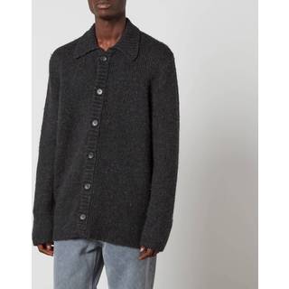 Our Legacy Ribbed-knit cardigan - grey - EU 54
