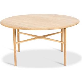 Mavis Crest Coffee Table 100 Cm Clear Oak - Sofabord Eg - 13246100