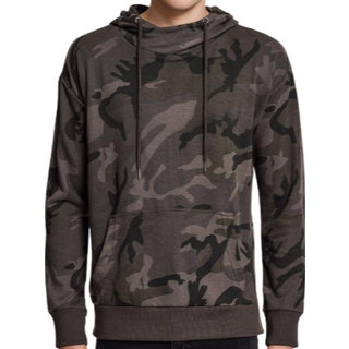 Urban Classics Camo Hoodie Høj hals Dark Camo